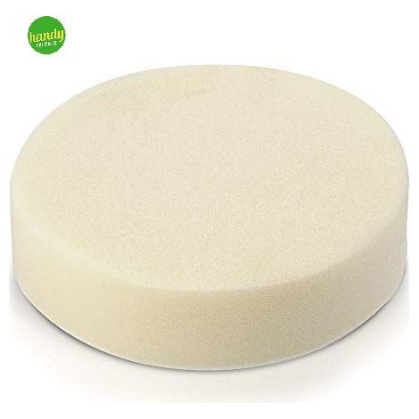 Tampone circolare Kreator spugna per lucidatura a velcro diametro 125 mm
