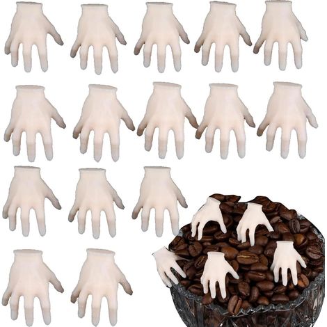 Kleine Halloween-Figuren Gruselige Hand & lustige Wohn-Deko 15-teilige kleine Feiertags-Tischstatuen für Apartment, Wohnzimmer, Schlafzimmer, Spukhaus, Eingangsbereich, , und Kamin (1/5)