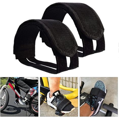 Universal Fahrrad Pedal Straps,Pedalriemen Fahrrad,Heimtrainer Pedal Straps,Pedalriemen,Fahrradpedalriemen Riemen Band für Fixed Gear Bike,Nylon Velo Fußblock,1 Paar (1/5)
