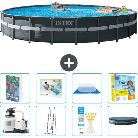 Intex Piscina Ultra XTR Rotonda - 732x132 cm - 9-pezzi  S639 (1/4)