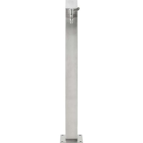 Maison Exclusive - Columna de agua de jardín acero inoxidable cua (1/5)