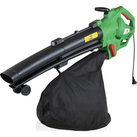 Terre Jardin – Souffleur de feuilles filaire 3000W – Vitesse 270 km/h – Sac 45L pour compostage – Moteur ergonomique et léger - 270Kmh