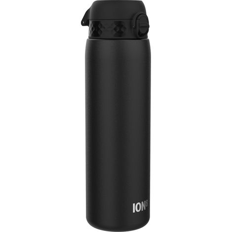 Gourde Isotherme 1 Litre, 920 ml, Anti-Fuite, Facile à Ouvrir, Verrouillage Sécurisé, Lavable au Lave-Vaisselle, Acier Inoxydable, Isolation Sous Vide, Idéale pour le Sport et le Yoga, Noire (1/5)