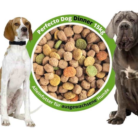 Trockenfutter für Hunde Perfecto Dog Dinner 15kg (1/2)