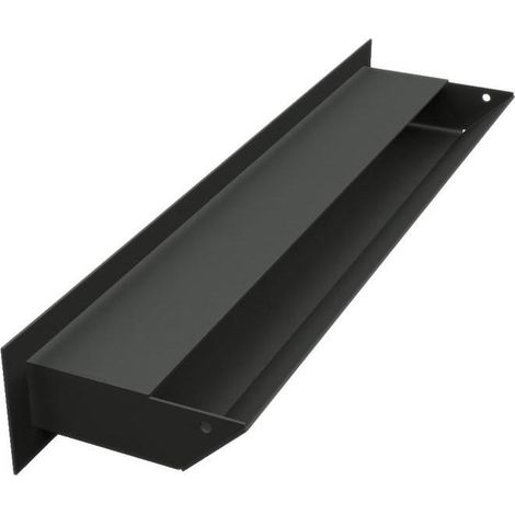 Lüftungsgitter LUFT 6x40 schwarz