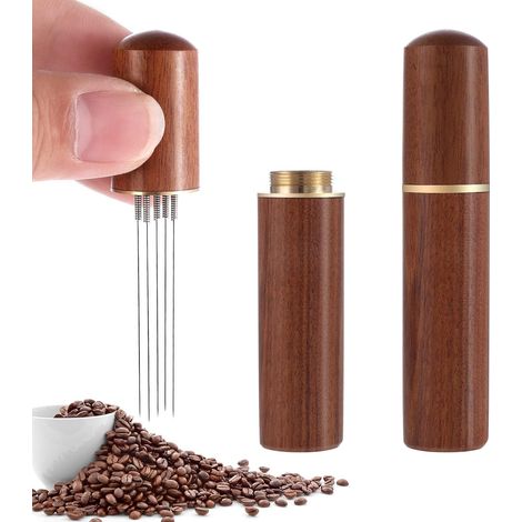 Aiguille à café pour mélanger, distributeur de café amovible, aiguille à expresso de 8,5 cm, outil pour expresso, agitateur à café expresso professionnel (1/5)
