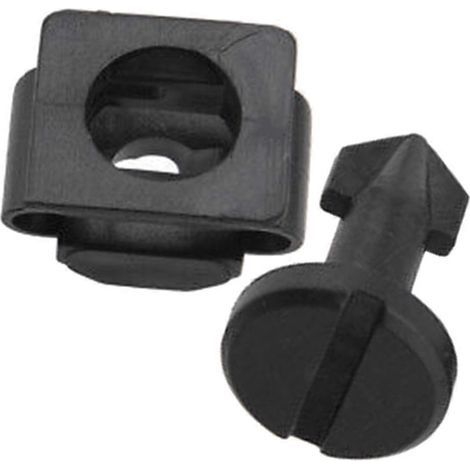 Vis de fixation du cache-moteur. du passage de roue et du passage de roue en plastique noir pour Honda 91501-SS8-A01. 91601-SS8-A01 (1/5)