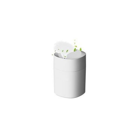 1 Pcs Mini Humidificateur, USB Humidificateur d'intérieur, Plantes Humidificateur d'air, Desktop Silencieux Mini Humidificateur avec 7 Couleurs de Lumière pour Bureau, Chambre, Voiture (Blan (1/4)