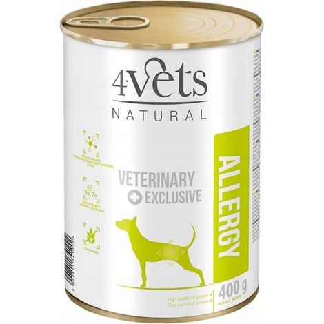 4Vets Natural -Allergy Lamm Hund 400G (1/2)