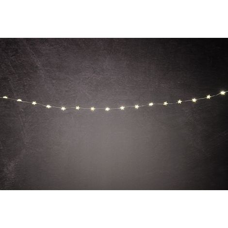 TrendLine LED-Lichterkette Micro Sterne Außen 5,8 m warmweiß Lichterketten (1/3)