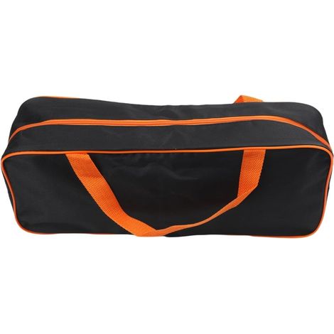 Sacoche portable pour accessoires d'aspirateur, étui de rangement en polyester résistant à l'usure avec fermeture à chaîne et poignée, sac organisateur noir pour les voyages en voiture (1/5)