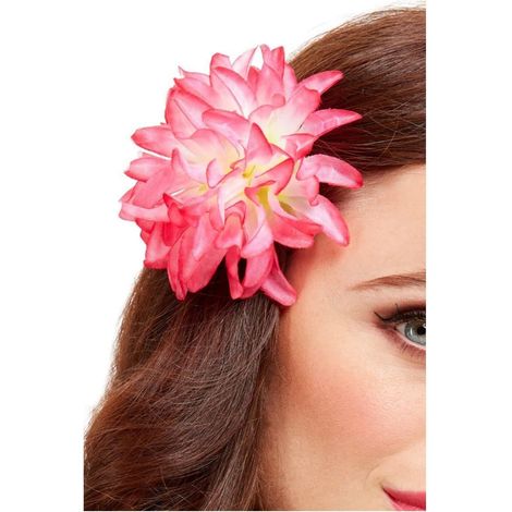 Tropical Hawaiian Flower Hair Clip - Pink - 52017