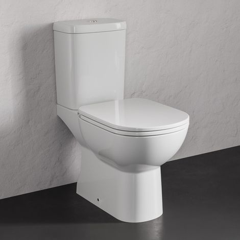Vaso monoblocco con cassetta ad entrata laterale e scarico universale Gemma 2 Dolomite (1/5)