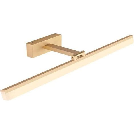LED-Badezimmerspiegelleuchte, 12 W, 50 cm, Gold, 3000 K warmweißes Licht (1/5)
