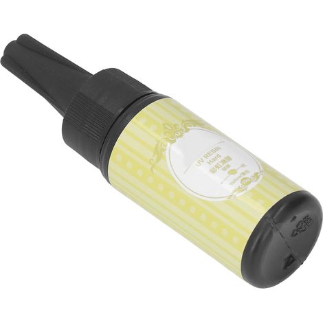 Résine époxy colorée à polymérisation UV (25 g), colle époxy dure, colle époxy cristal jaune (1/5)
