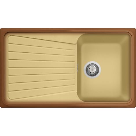Lavello composito cucina Plados SP0791 una vasca - UQ66 Terra di Francia