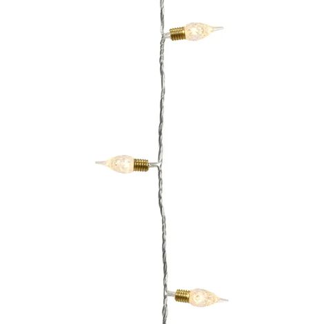 LED Lichterkette Vintage warmweiß 17,9 m mit 8 Funktionen (1/4)