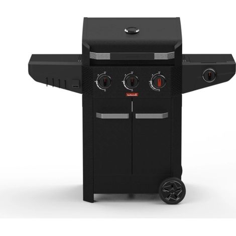 barbecue a gas barbecook "luca 312" nero 4 fuochi (1/4)