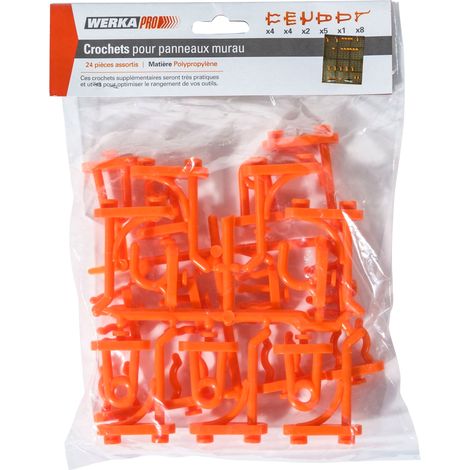 Ganci supplementari  24 pezzi  WERKA PRO