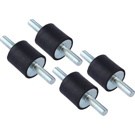 Support anti-vibration pour pompe à air, silentblocs caoutchouc M6 20x20mm, amortisseur de chocs pour compresseur (1/5)