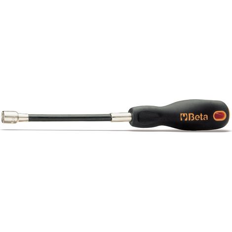 Cacciavite Flessibile con chiave a Bussola Cromata 8mm - Beta 943FL (1/4)