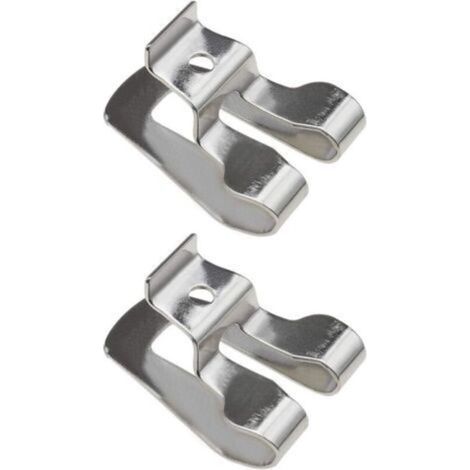 Lot de 2 crochets de ceinture pour perceuse électrique compatibles avec les tournevis DeWalt N268241 N169778 N086039 DCD980 DCD985 DCD780 Trou de 5 mm
