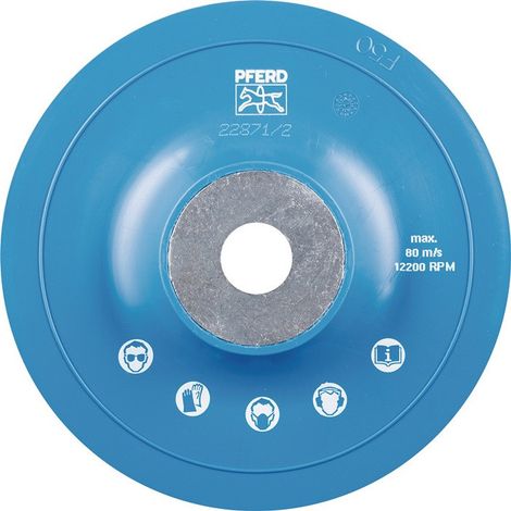 Plato  de  apoyo  GT  D.125mm  M14  con  tuerca  tensora  PFERD