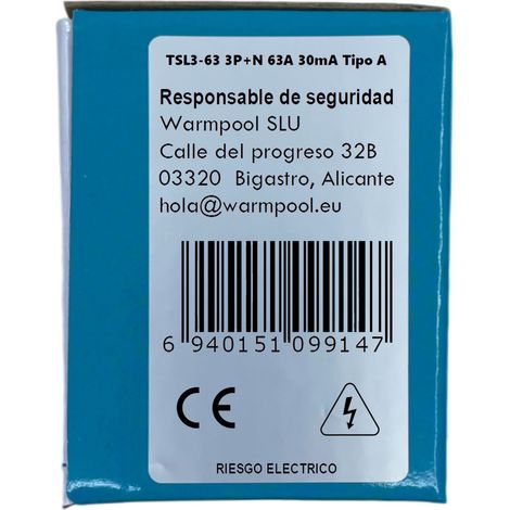 Interruptor Diferencial Trifásico Superinmunizado Tipo A 63A 30 mA