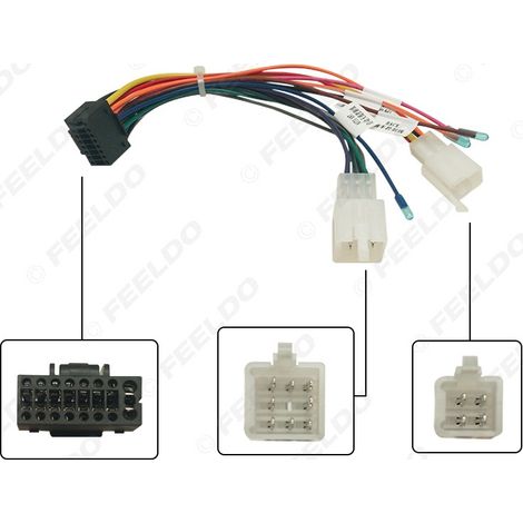 Câble d'alimentation pour la mise à niveau des unités hôtes de navigation Android grand écran dans les modèles Dongfeng Xiaokang C37/C35/C36/EC36 de 2018. (1/5)