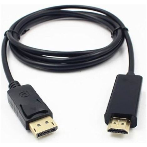 1,8 m langes HDMI-zu-DisplayPort-Videoadapterkabel mit dreifacher Abschirmung und hochwertigem 1080p-Audio (1/4)