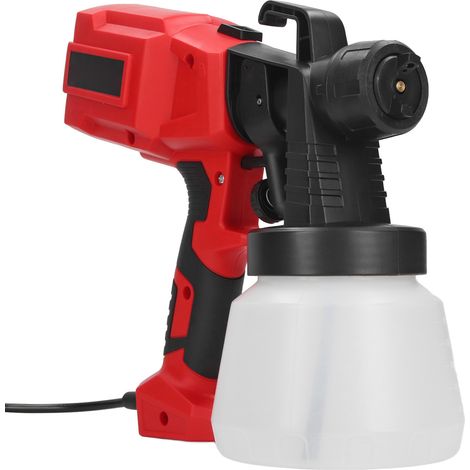 Pistolet électrique de peinture 800ML, buse réglable, débit ajustable, pistolet pulvérisateur portatif pour décoration, 220V prise UE (1/5)