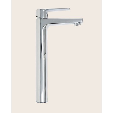 Exagonshop Rubinetto lavabo miscelatore alto per ciotola da