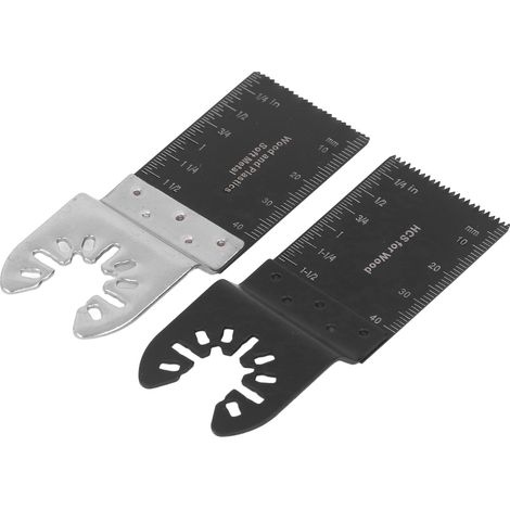 Set mit 14 34-mm-Oszillationssägeblättern aus Kohlenstoffstahl, Multifunktionswerkzeug für Holz und Kunststoff, Komplettset (1/5)