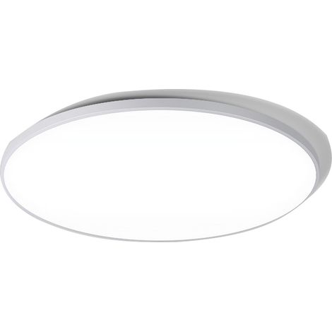 Plafonnier Circulaire - 24 W - Lumière Blanche 6000 K - Pour Salon Chambre Salle De Bain Couloir - 1 Pièce
