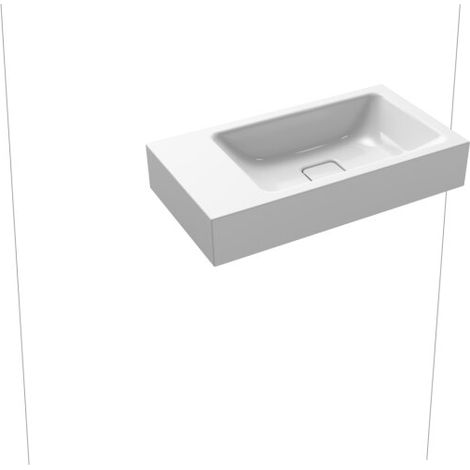 Kaldewei 908006003001 Lavabo mural CONO, M.3073 sans trop-plein 550x300 (1/2)