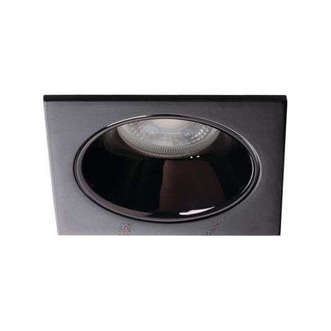 Supporto Faretto da Incasso a Soffitto Nero 10W MR16/PAR16 88mm GU10 /Gx5.3 (1/4)