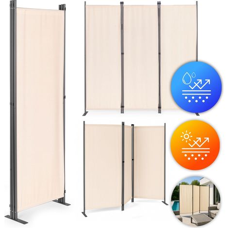 Folding 3-Panel Garden and Room Divider 167x164 cm Beige MultiGarden (1/5)