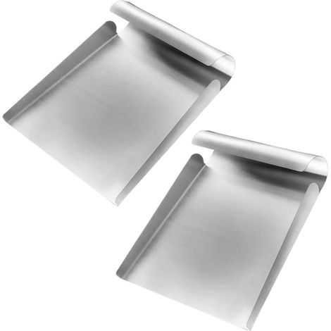 Lot 2 pelles nourriture inox robustes, pour glace, riz, pâtisserie – faciles à nettoyer, usage polyvalent