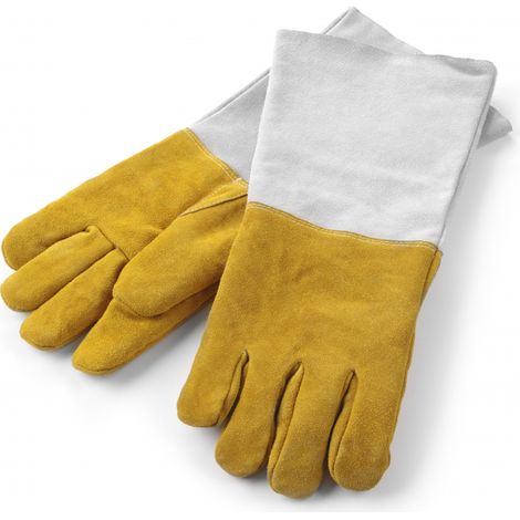 Gants de cuisine en cuir de protection thermique - Hendi 556689 (1/3)