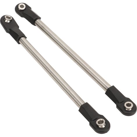 Kit de 8 biellettes de direction en acier inoxydable pour voiture RC crawler 1/10, empattement de 275 mm (1/5)