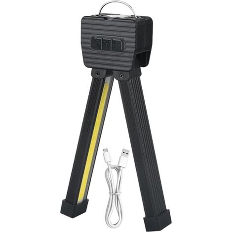 Fitnesslampe, tragbare magnetische LED-Taschenlampe mit Haken, 180° klappbare Arbeitsleuchte mit Haken (1/5)
