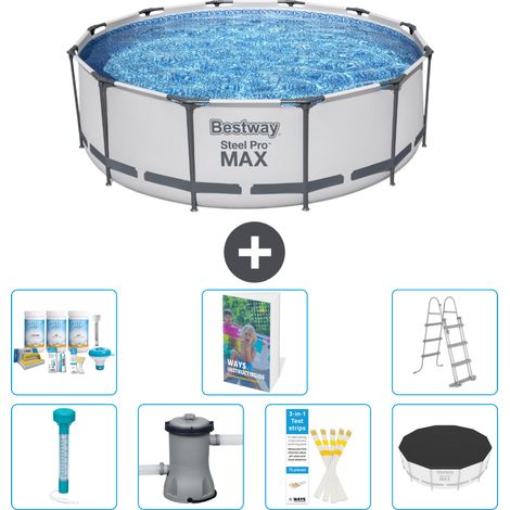 Bestway Steel Pro MAX Rund - 366x100 cm - 8-teilig S400