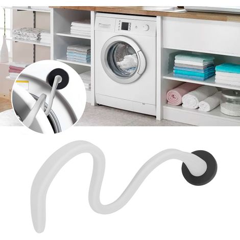 Cierre magnético flexible para puertas de lavadoras de carga frontal, barra de aluminio ajustable – Gris (1/5)