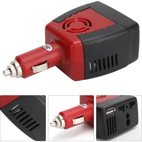 Convertisseur de puissance 150 W pour voiture, convertisseur CC/CA 220 V avec port USB pour la charge intelligente automobile (1/5)