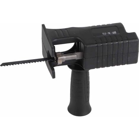 Adaptateur Perceuse Électrique Vers Scie Alternative Portable Avec 3 Lames Pour Couper Bois Courbe Outil Modifié Sauteuse (Noir) (1/5)