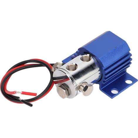 Kit universel de blocage de conduite de frein avant, électrovanne de contrôle de roulis électrique, kit d'aide au démarrage en côte, 12-24 V CC, bleu.