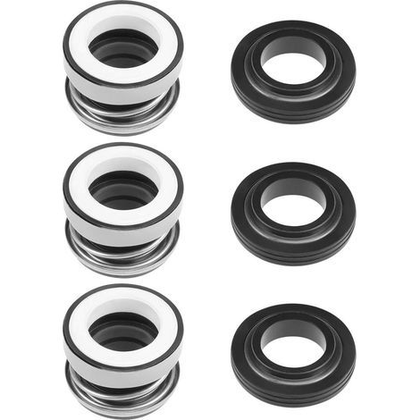 Kit di 3 guarnizioni meccaniche per albero per pompa per piscina/spa 103-12 (1/5)