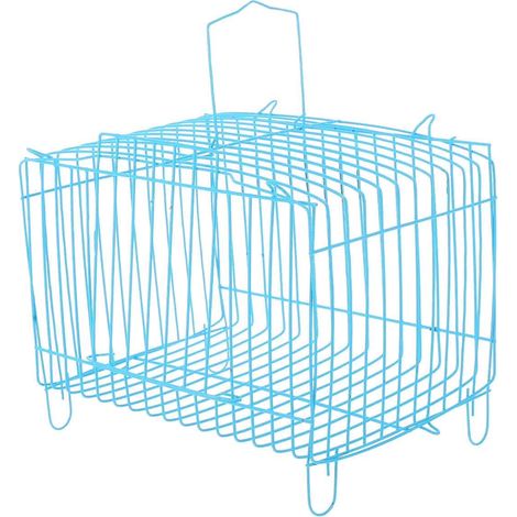 Cage Pour Oiseaux - En Fil Métallique - Aération Optimale - Portable Léger Pour Transport Voyage - Convient Perroquets Et Petits À Moyens Oiseaux - 1 Pièce