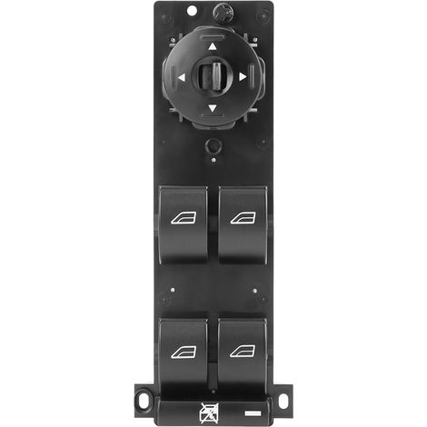Interrupteur de Vitre Commande Principale pour Ford Focus 2005-2007 ABS Noir 3M512K021AB (1/5)