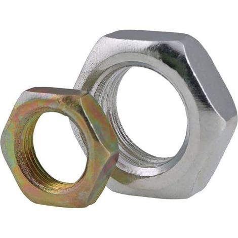 Lot de 10 écrous hexagonaux à dents fines M7-M16 (1/5)